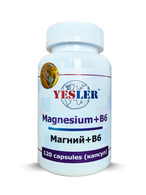 Magnesium YESLER B6 (МАГНИЙ B6) 120 капсул